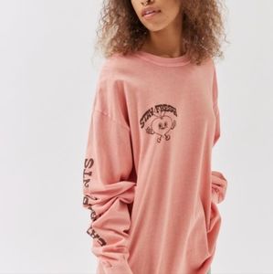 UO Stay Fresh Oversized Long Sleeve Tee